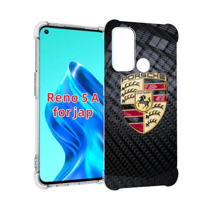 

Чехол MyPads порше porsche 3 мужской для Oppo Reno 5A, Прозрачный, Tocco