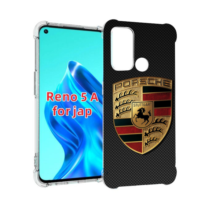 

Чехол MyPads порш porsche 1 для Oppo Reno 5A, Прозрачный, Tocco
