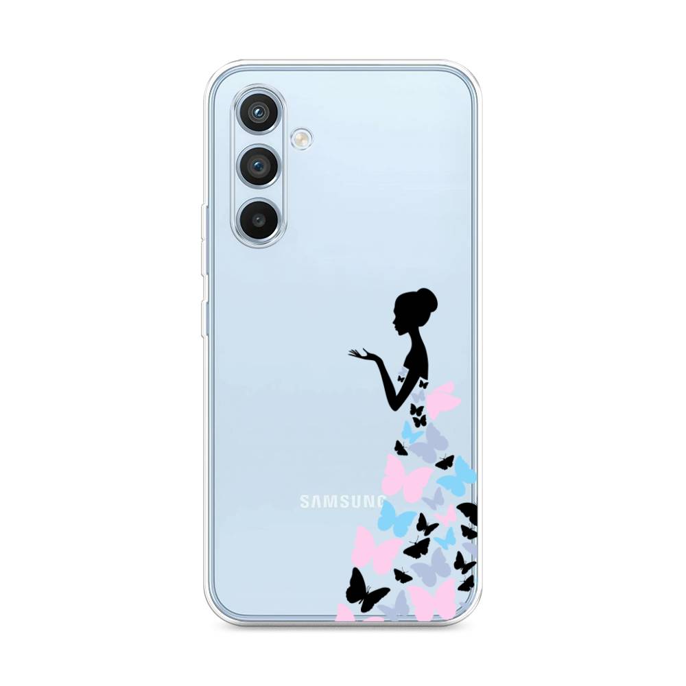 

Чехол Awog на Samsung Galaxy A54 "Платье из бабочек", Белый;розовый, 2107750-1