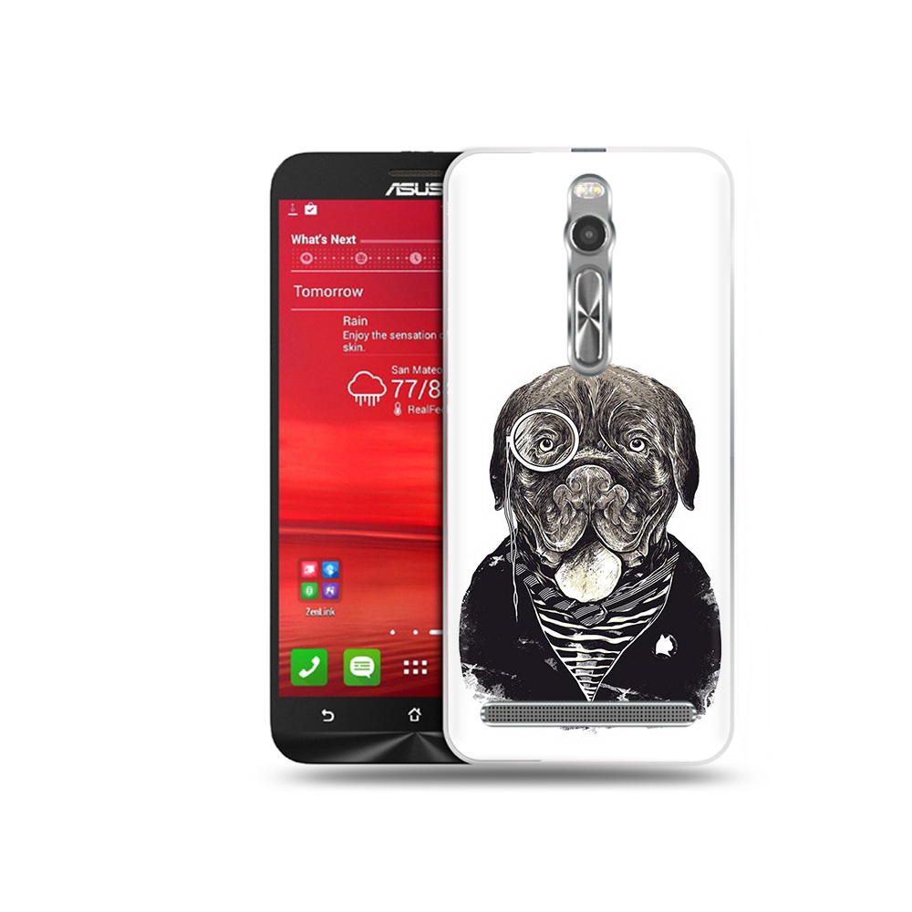 Чехол MyPads Tocco для Asus Zenfone 2 (ZE550ML) солидный песик (PT11329.657.615)