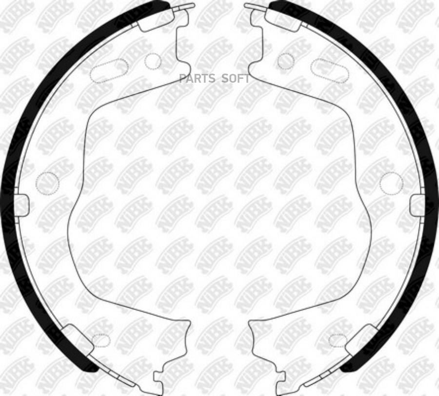 

Тормозные колодки Nibk FN0666