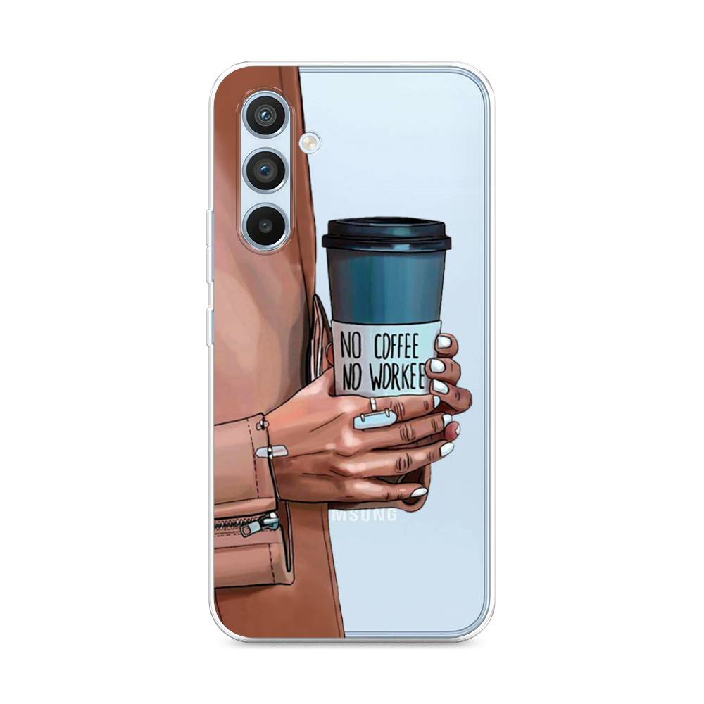 

Чехол Awog на Samsung Galaxy A54 "No coffee", Синий;бежевый;коричневый, 2107750-7