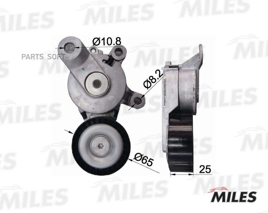 

MILES Натяжитель ремня приводного MILES AG00073