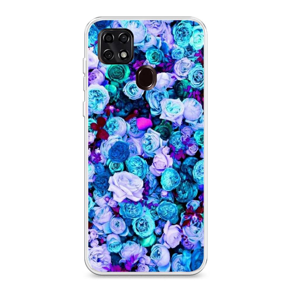 

Чехол для ZTE Blade 20 Smart "Цветочный ковер", Фиолетовый, 133550-2