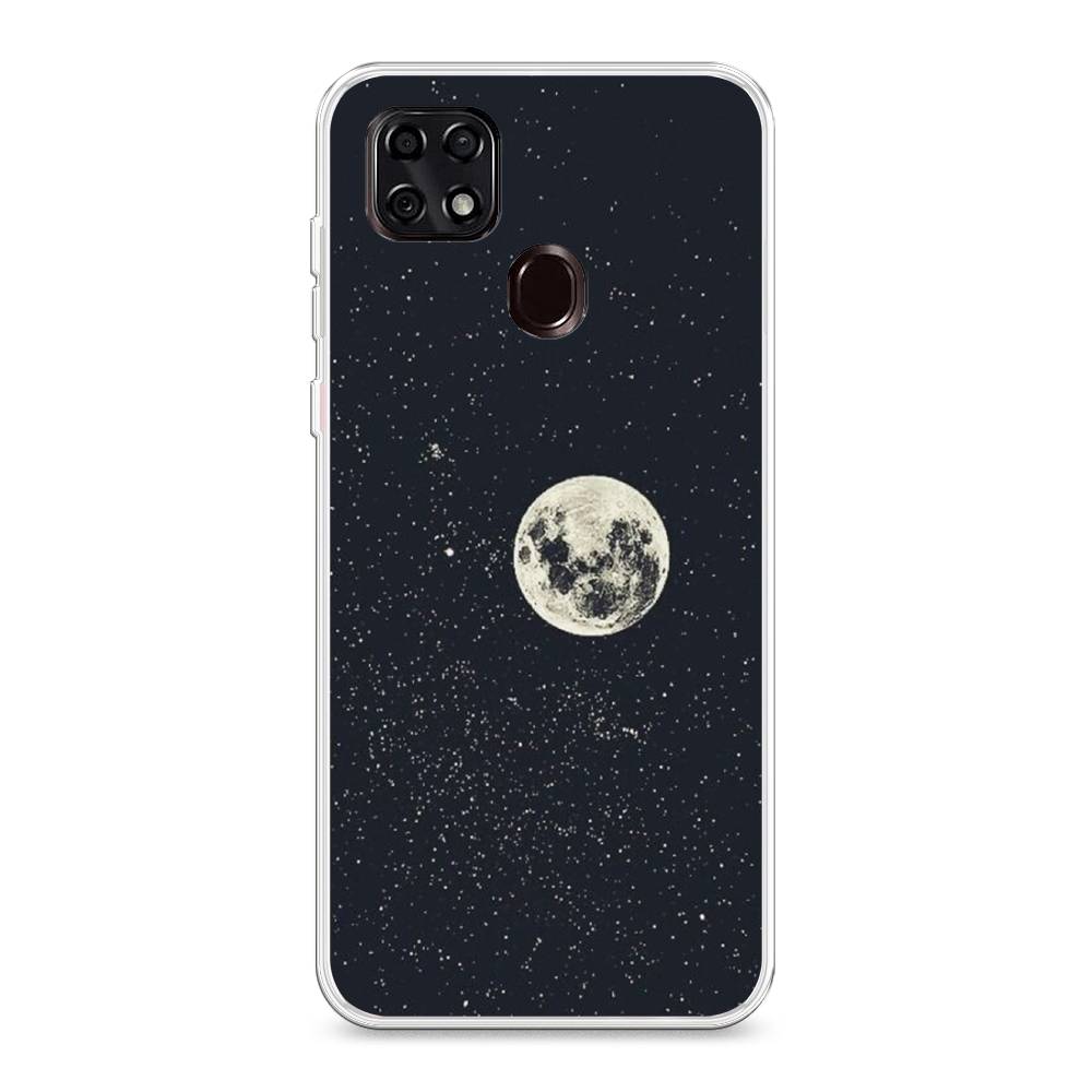 

Чехол для ZTE Blade 20 Smart "Полнолуние", Красный, 133550-2