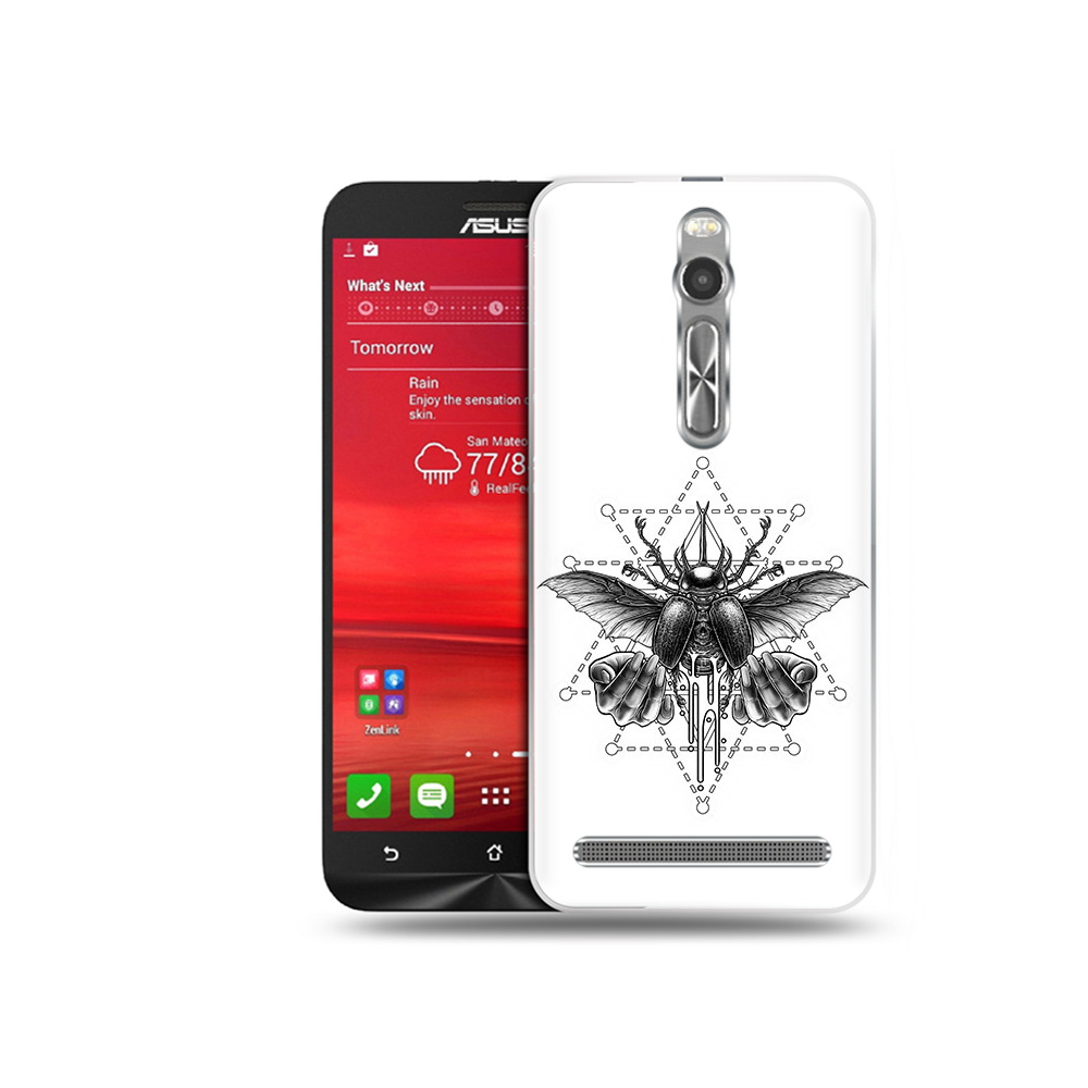 Чехол MyPads Tocco для Asus Zenfone 2 (ZE550ML) скарабей (PT11329.657.601)