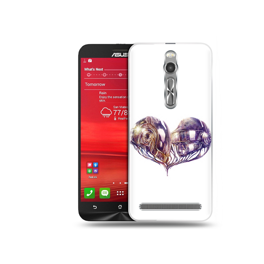 

Чехол MyPads Tocco для Asus Zenfone 2 (ZE550ML) сердце абстракция (PT11329.657.596), Прозрачный, Tocco