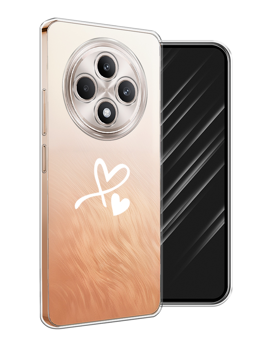 

Чехол Awog на Oppo Reno 12F "Сердечко минимализм", Белый, 2517850-1