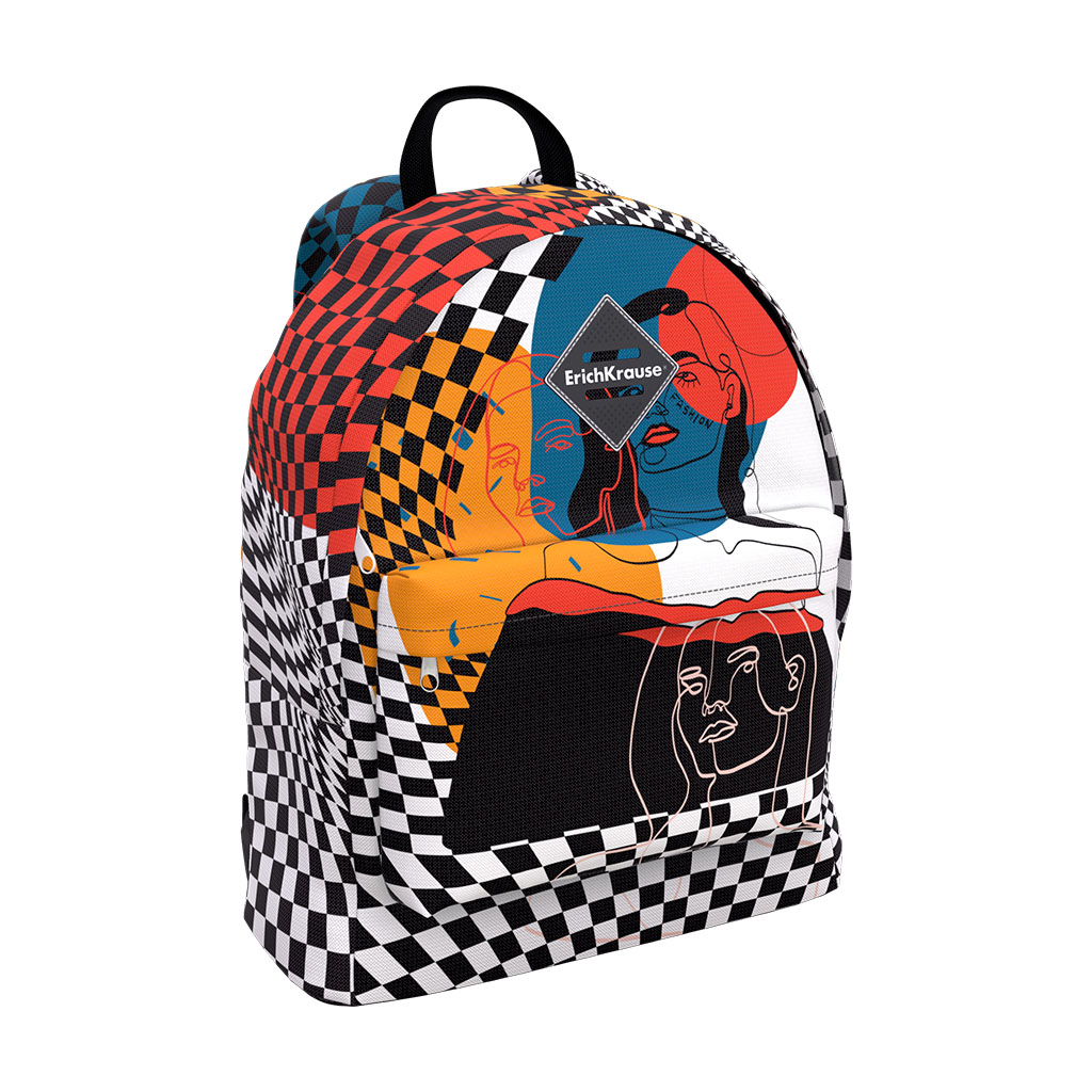 

Рюкзак ErichKrause EasyLine 56833 17L Color Art, Черный, EasyLine
