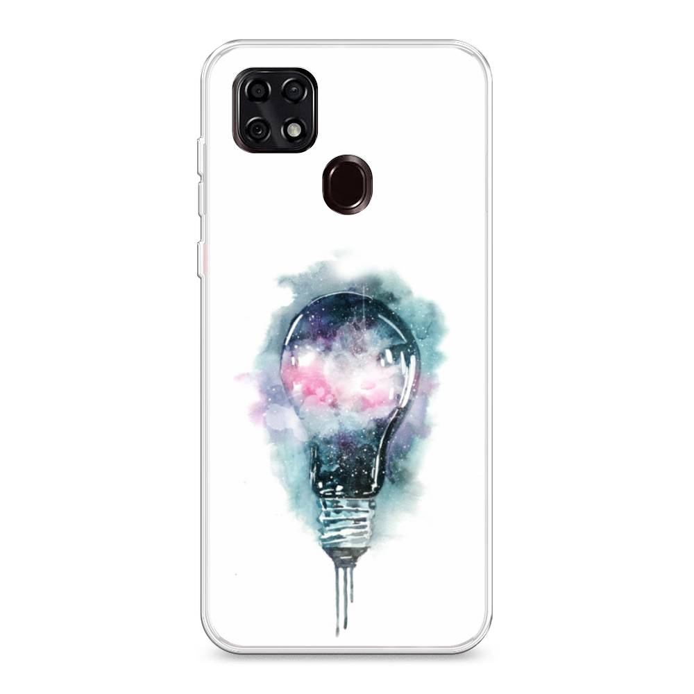 

Чехол для ZTE Blade 20 Smart "Волшебная лампа", Белый;серый, 133550-4