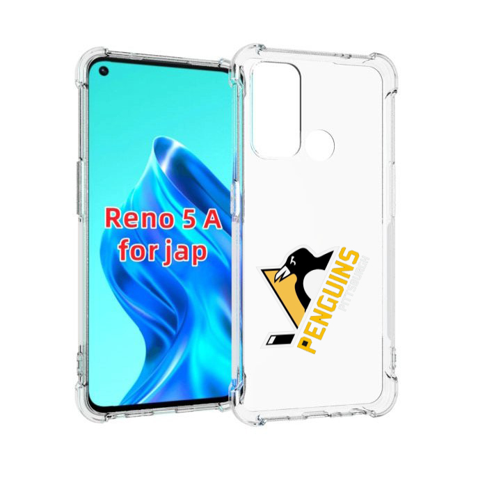 

Чехол MyPads питтсбург пингвинс для Oppo Reno 5A, Прозрачный, Tocco