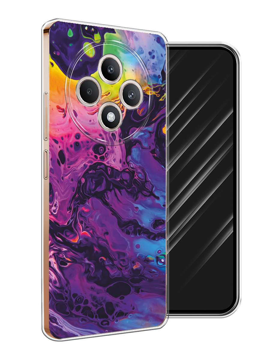 

Чехол Awog на Oppo Reno 12F "ACID fluid", Бордовый, 2517850-1