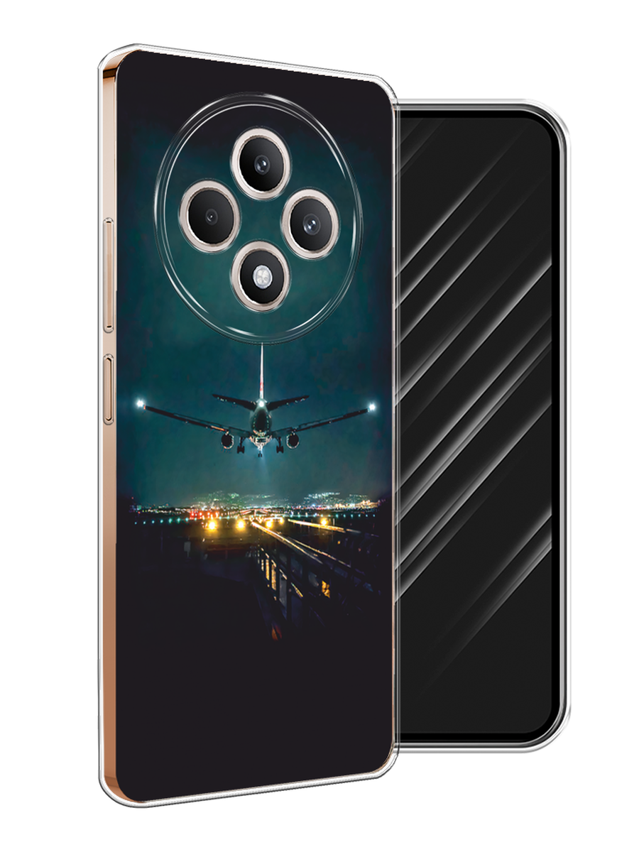 

Чехол Awog на Oppo Reno 12F "Ночной рейс", Черный, 2517850-1