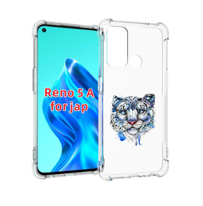 

Чехол MyPads водяной тигр для Oppo Reno 5A, Прозрачный, Tocco