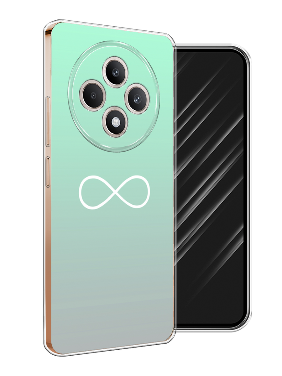 

Чехол Awog на Oppo Reno 12F "Бесконечность от Тиффани", Бирюзовый, 2517850-1
