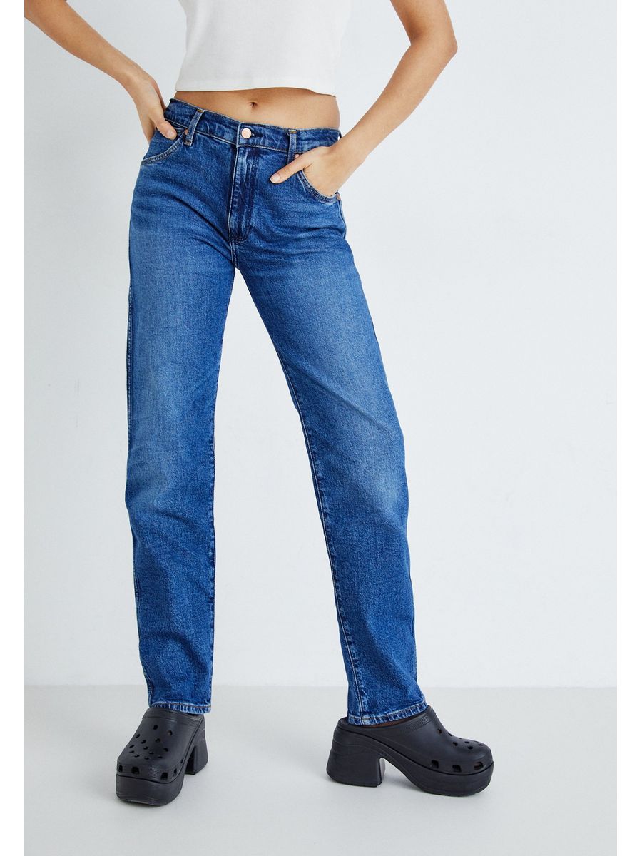 

Джинсы женские Wrangler WR121N09T синие 27/30, Синий, WR121N09T