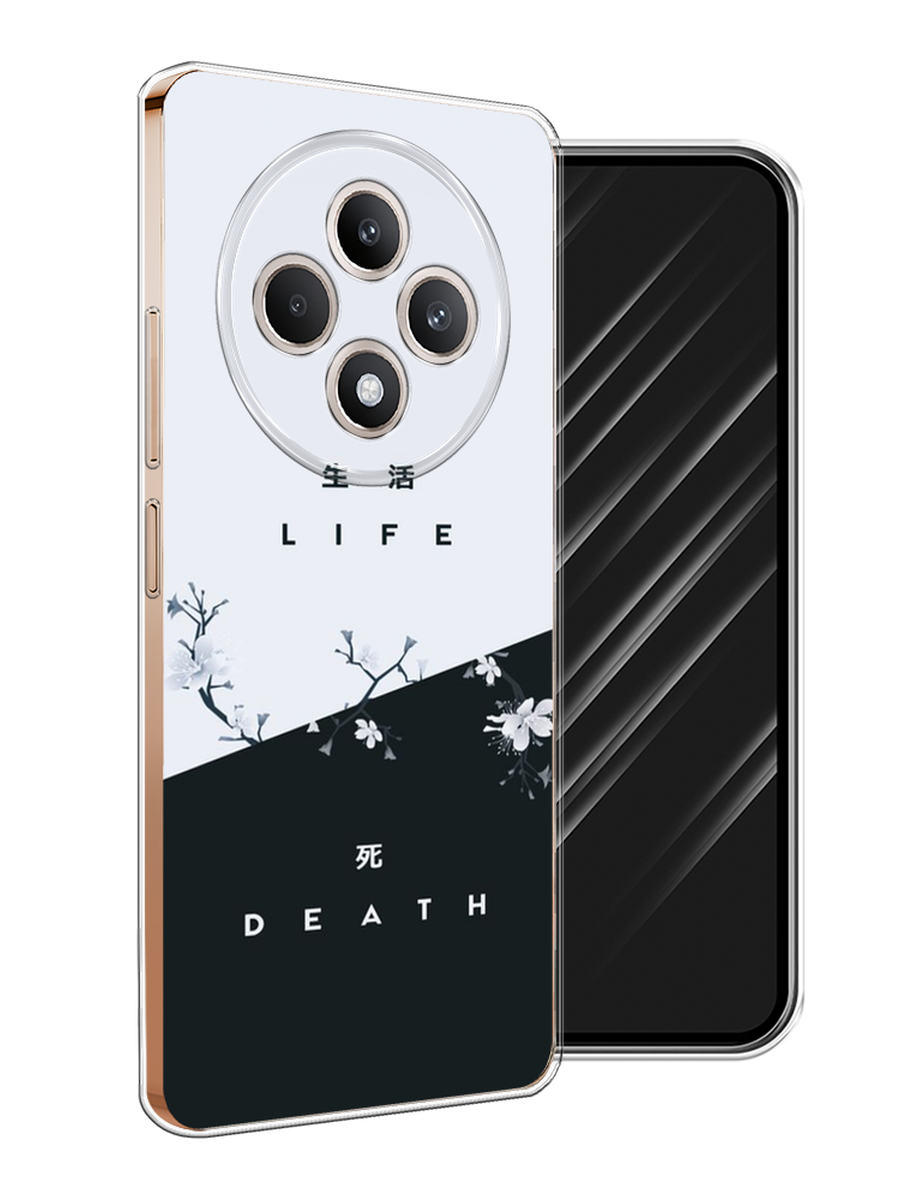 

Чехол Awog на Oppo Reno 12F "Life and death", Черный;серый, 2517850-1