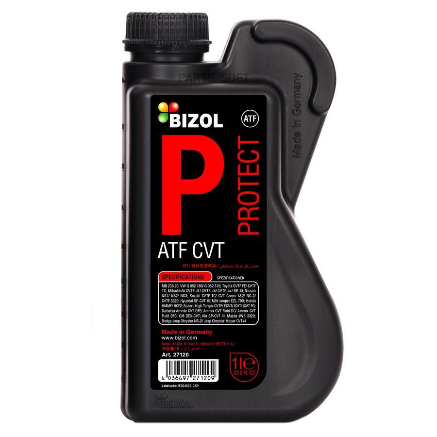 Масло Трансмиссионное Bizol Protect Atf Cvt 1l BIZOL арт. 27120