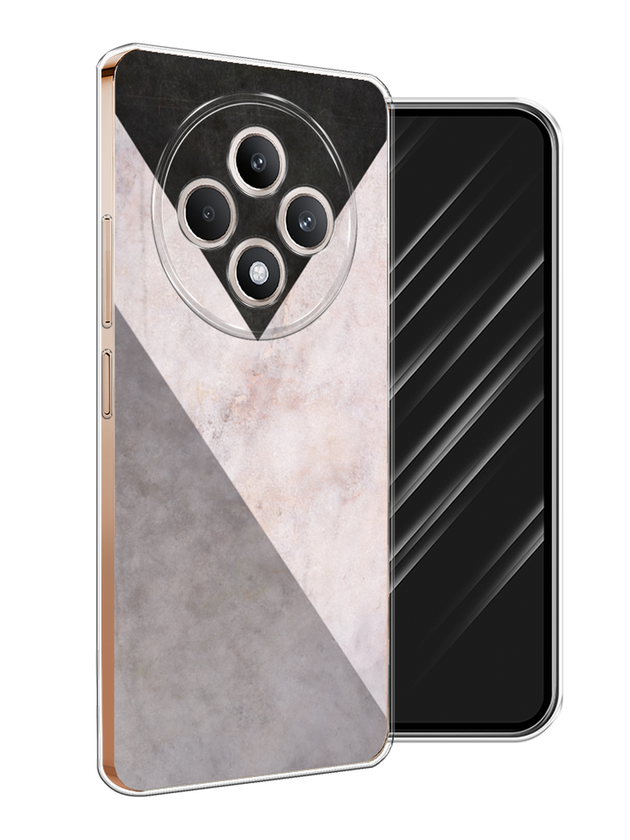 

Чехол Awog на Oppo Reno 12F "Геометричный мрамор", Бежевый, 2517850-1