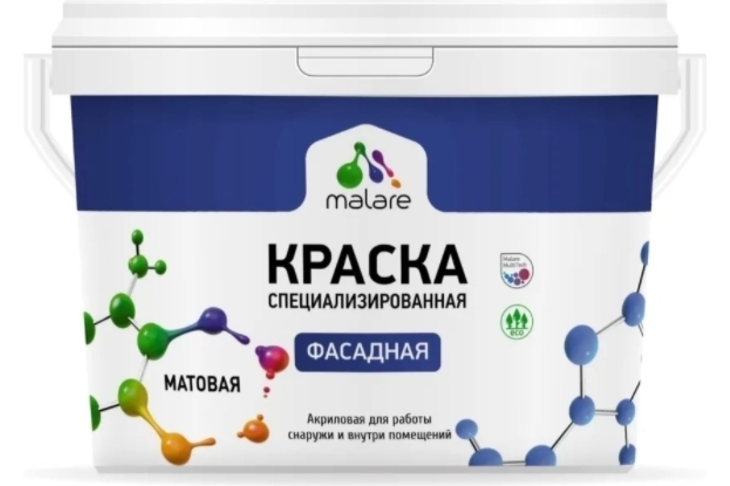 

MALARE Краска "Professional" фасадная, черный, 2,7 л.2021488453001