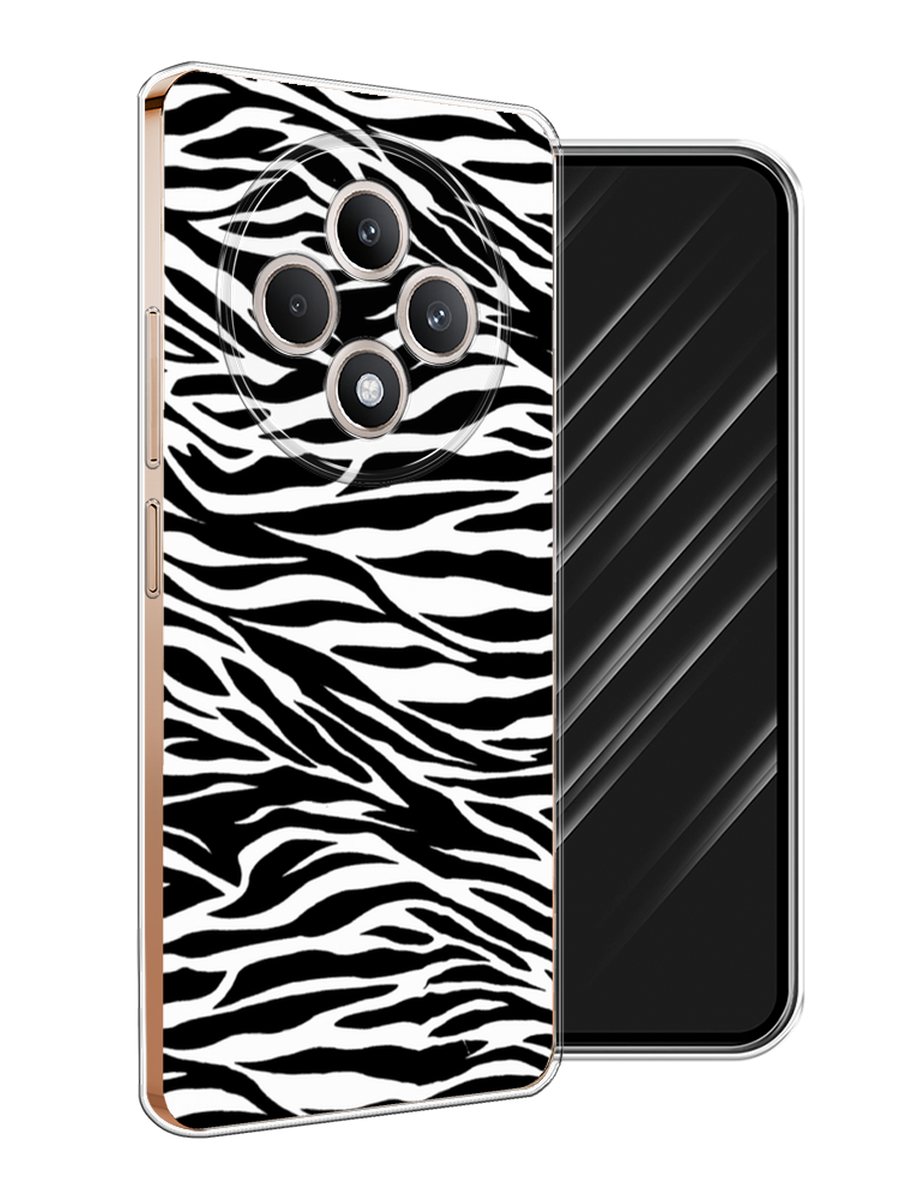 

Чехол Awog на Oppo Reno 12F "Принт зебра", Белый;серый;черный, 2517850-1