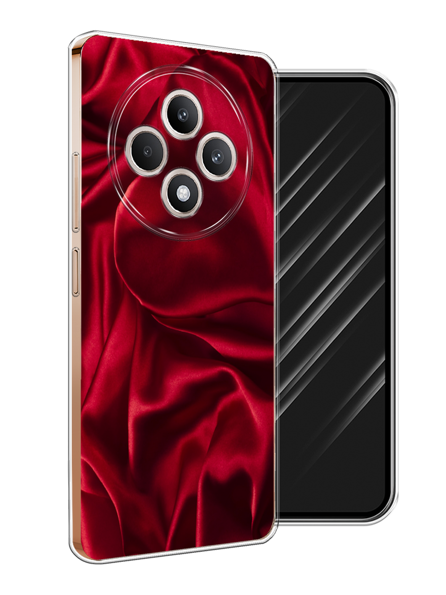 

Чехол Awog на Oppo Reno 12F "Текстура красный шелк", 2517850-1
