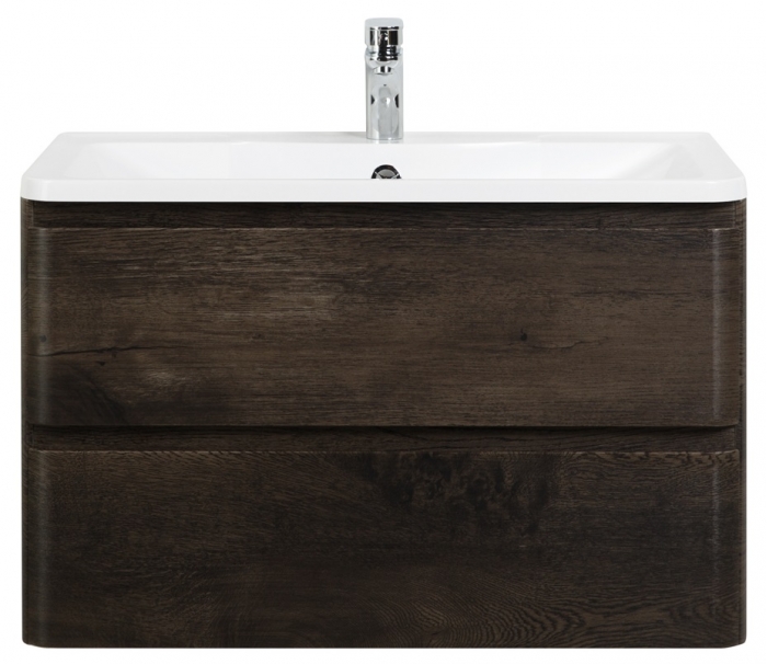 

Тумба с раковиной BelBagno Albano 80 Rovere Nature Grigio, Коричневый, Albano