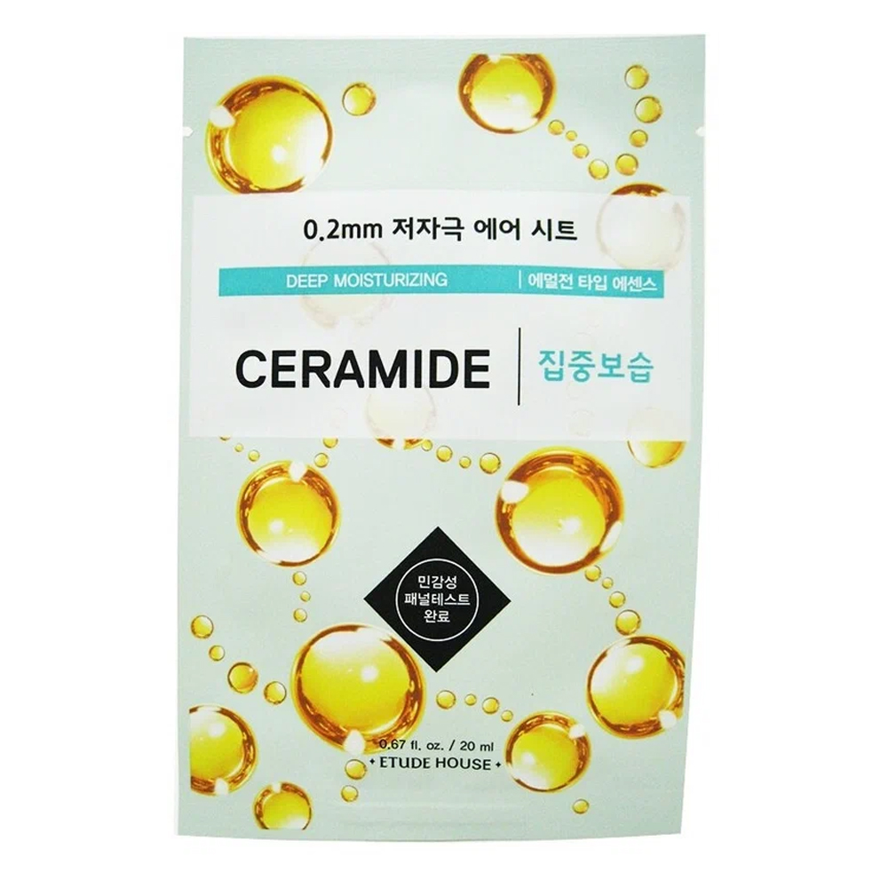 

Маска Etude с керамидами тканевая для лица, 20 мл, 0.2 Therapy Air Mask Ceramide Deep Moisturizing