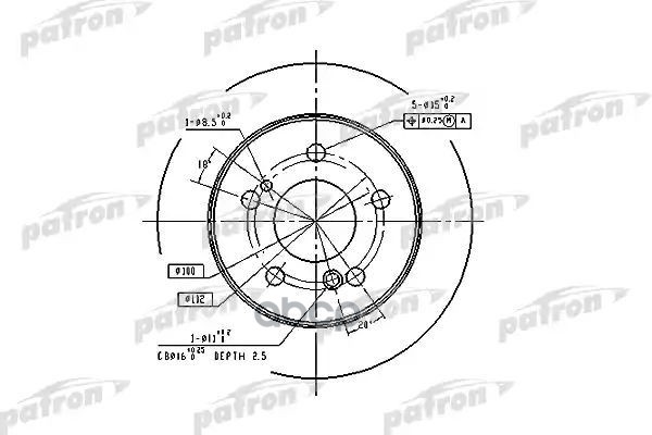 

Тормозной Диск Patron Pbd1583