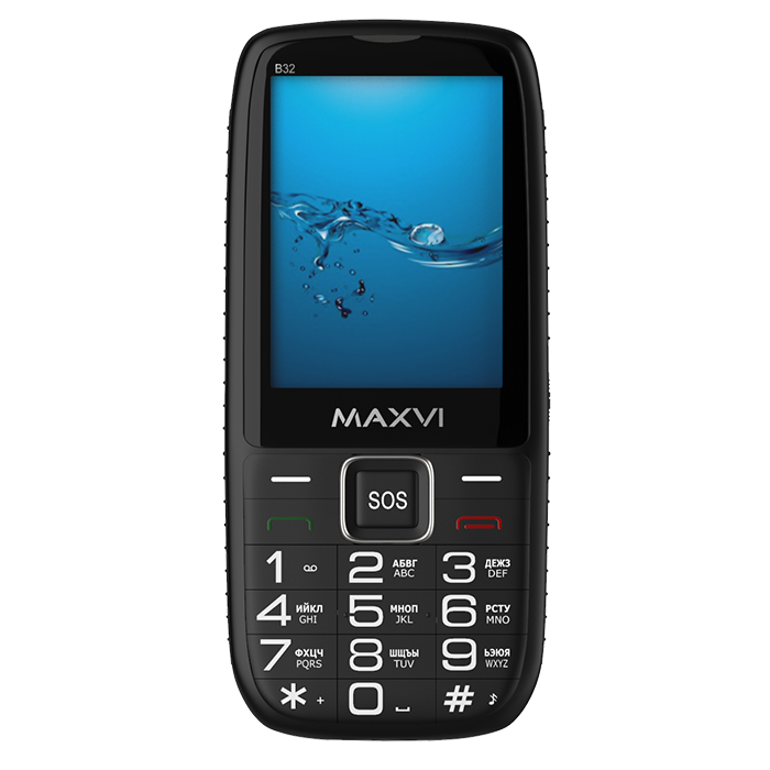 фото Сотовый телефон maxvi b32 black