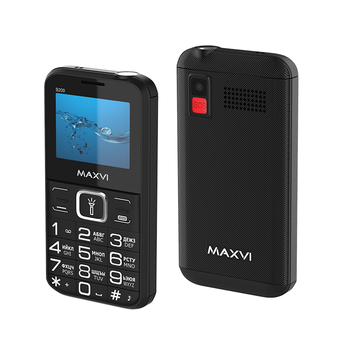 фото Сотовый телефон maxvi b200 black