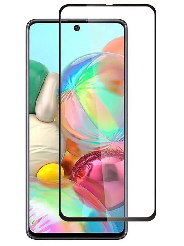 

Стекло защитное противоударное Innovation для Samsung A91 2D Full Glue Black 16908
