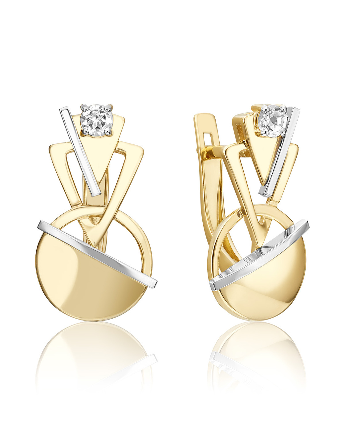 

Серьги из белого, желтого золота с топазом PLATINA jewelry 02-4827-00-201-1121, 02-4827-00-201-1121