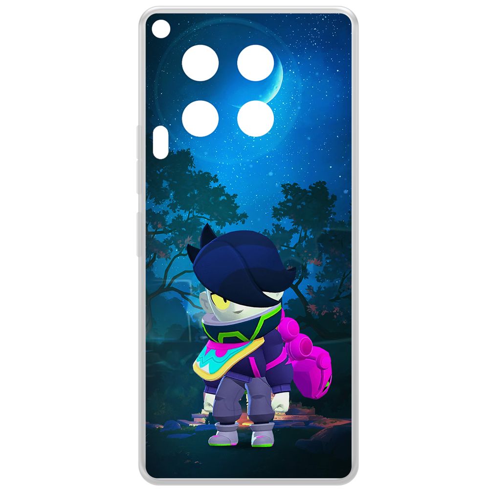 

Чехол-накладка Krutoff Clear Case Brawl Stars-Орочи Эдгар для TECNO Camon 30, Прозрачный