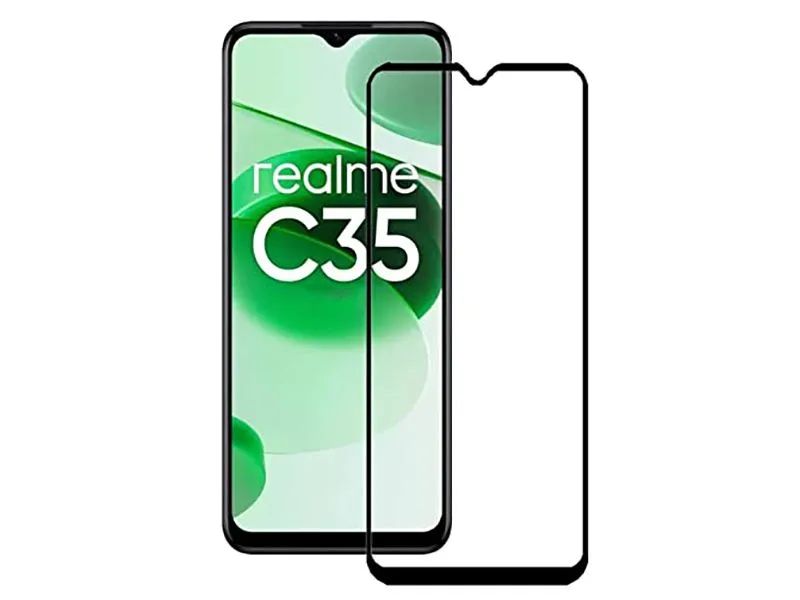 

Стекло защитное Pero для Realme C35 Full Glue Privacy Black PGFGP-RC35, PGFGP-RC35