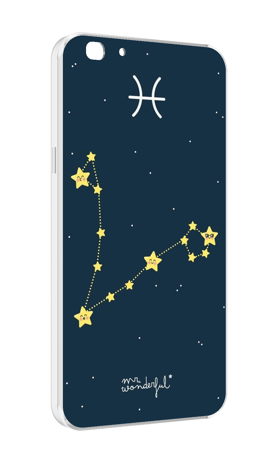 

Чехол MyPads знак зодиака рыбы 1 для Oppo A77/F3 (2017 год), Прозрачный, Tocco