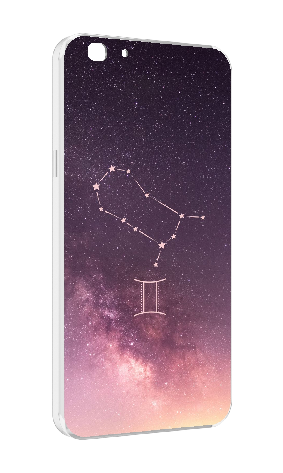 

Чехол MyPads знак зодиака близнецы 5 для Oppo A77/F3 (2017 год), Прозрачный, Tocco
