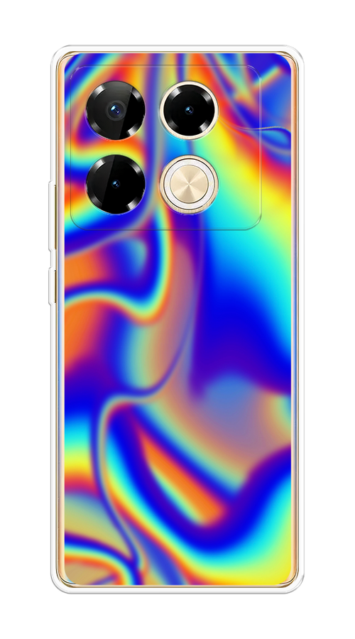 

Чехол на Infinix Note 40 Pro "Яркая голограмма", Разноцветный, 3105750-1