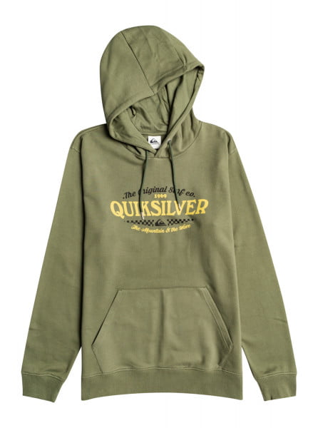 

Худи мужское Quiksilver EQYSF03144 зеленое L, Зеленый, EQYSF03144