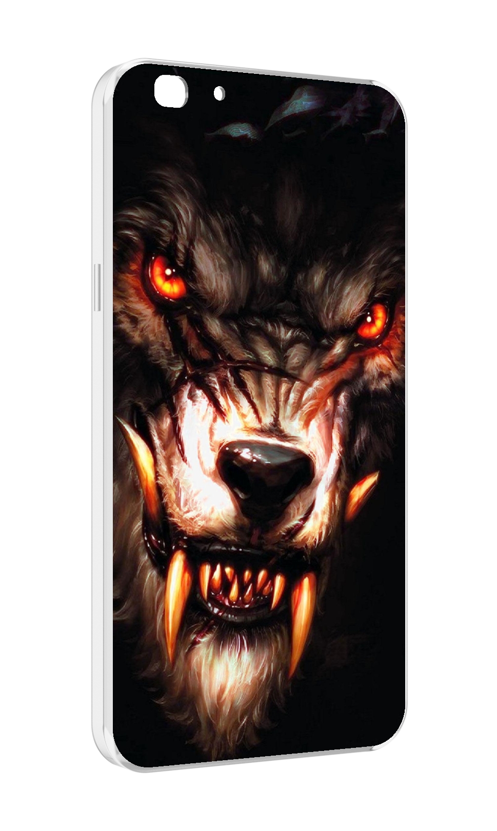 

Чехол MyPads злой голодный волк мужской для Oppo A77/F3 (2017 год), Прозрачный, Tocco