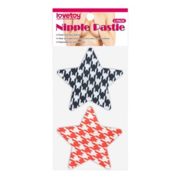 

Пэстисы для груди Lovetoy Stars Nipple Pasties (2 Pack), Пэстисы для груди Stars Nipple Pasties (2 Pack)