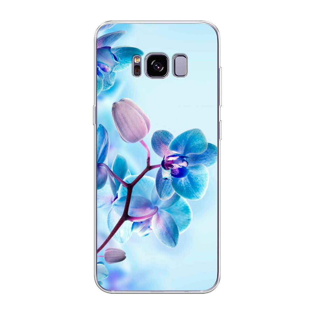 

Чехол Awog на Samsung Galaxy S8 + "Голубая орхидея", Голубой;синий;фиолетовый, 24850-8