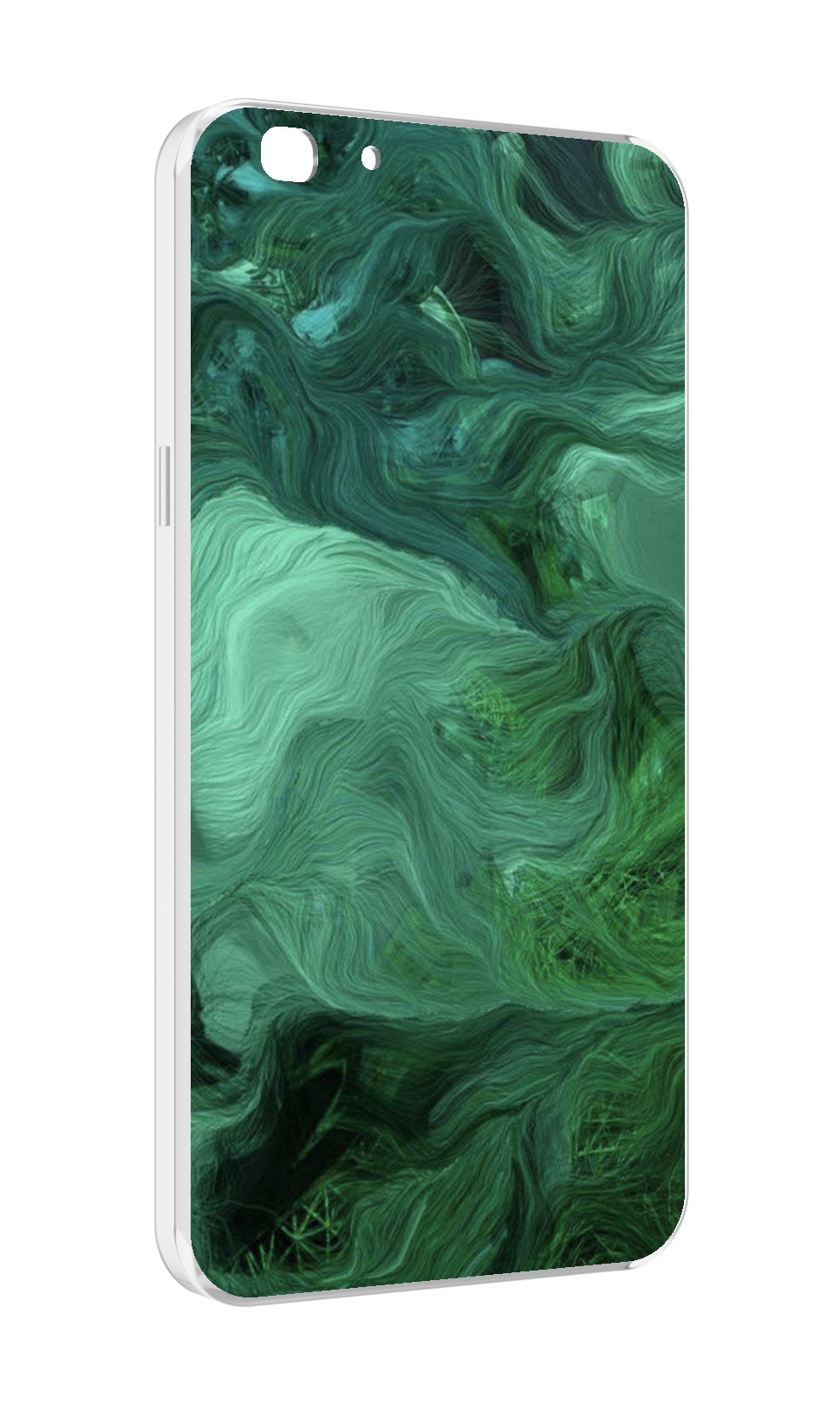 

Чехол MyPads зеленые нити для Oppo A77/F3 (2017 год), Прозрачный, Tocco