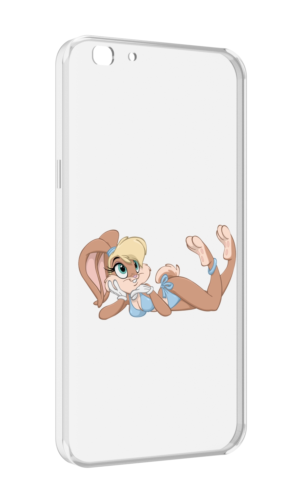 Чехол MyPads зайка-в-купальнике для Oppo A77/F3 (2017 год)