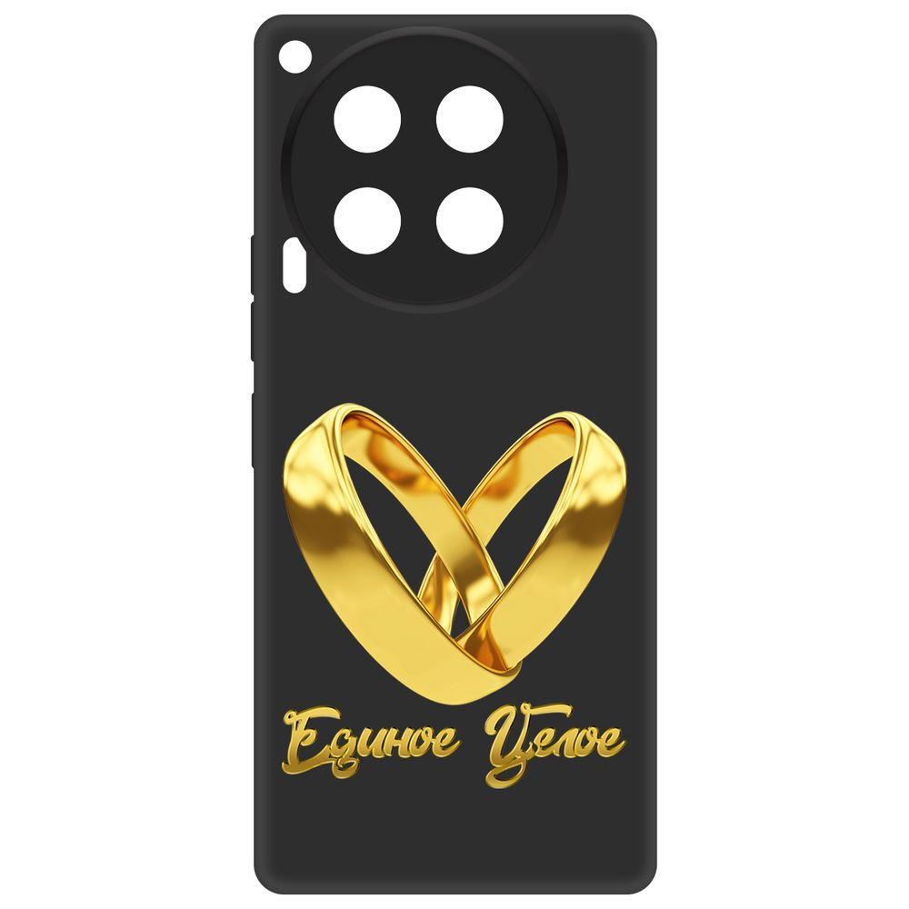 

Чехол-накладка Krutoff Soft Case Единое целое для TECNO Camon 30 черный