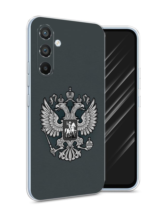 

Чехол Awog на Samsung Galaxy A54 "Герб России серый", 2107750-5