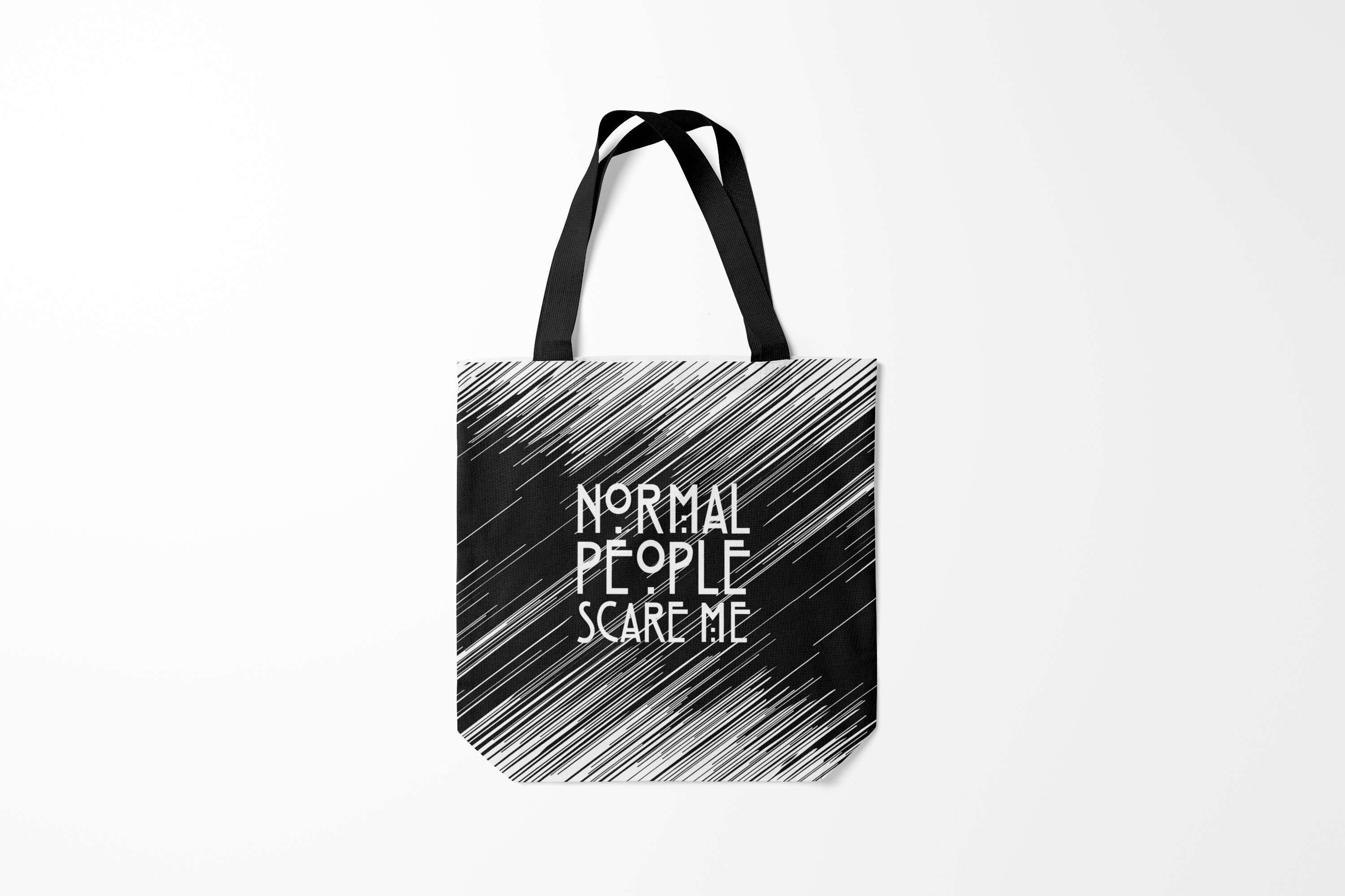 

Сумка шoппер унисекс Burnettie Очень странные дела Normal People Scare Me., черный, Очень странные дела Normal People Scare Me.