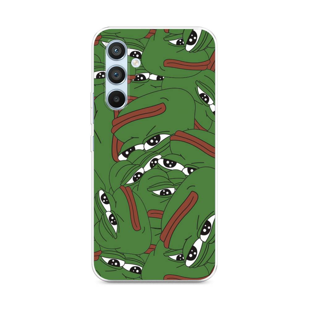 

Чехол Awog на Samsung Galaxy A54 "Печальный frog", Зеленый;белый, 2107750-9