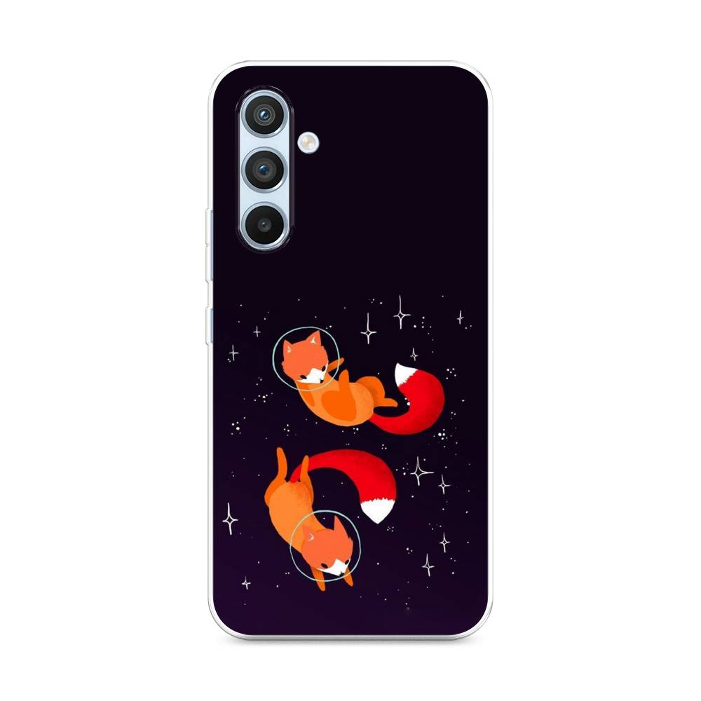 

Чехол Awog на Samsung Galaxy A54 "Лисы космонавты", Оранжевый, 2107750-4