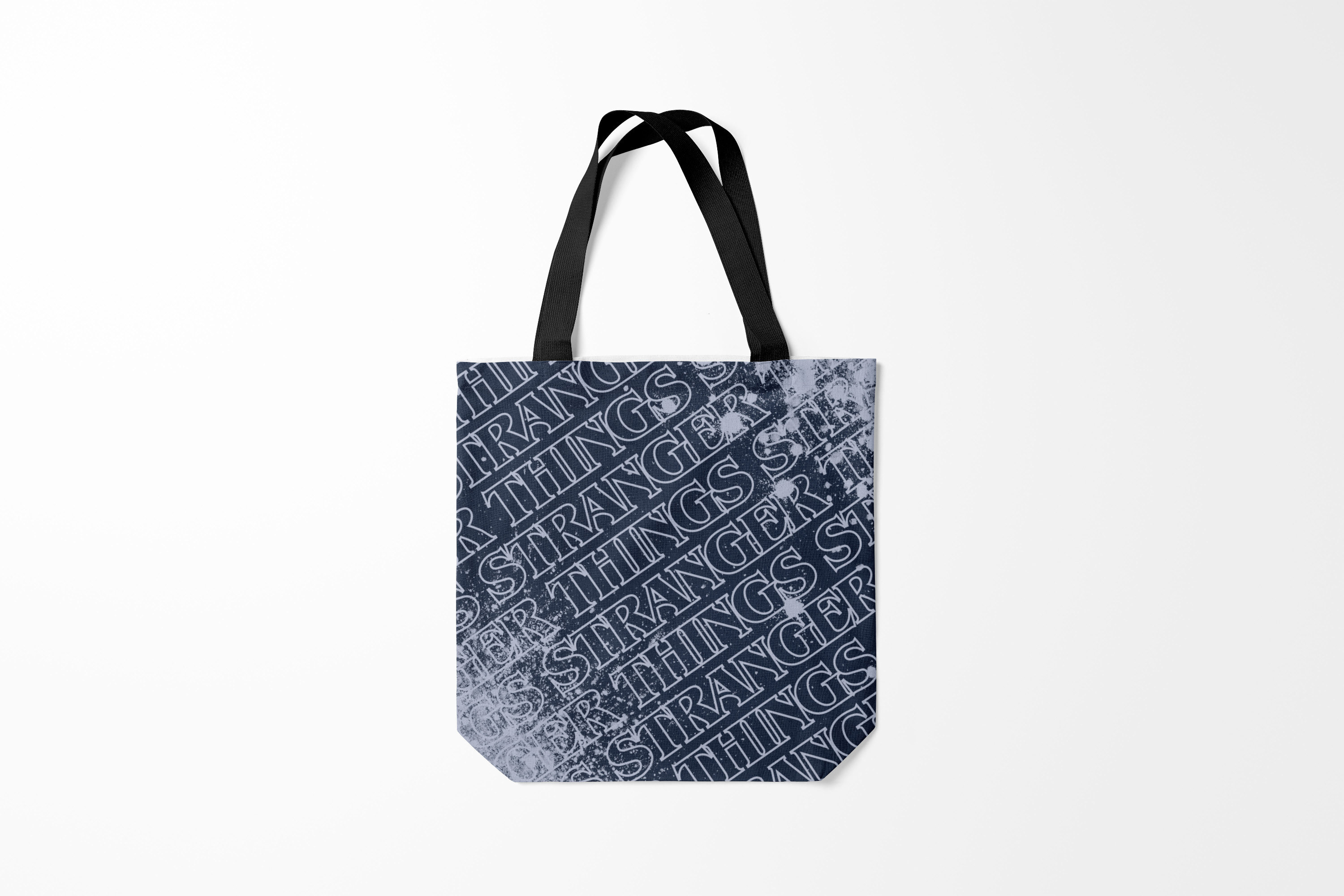 

Сумка шoппер унисекс Burnettie Очень странные дела STRANGER, синий, Очень странные дела STRANGER